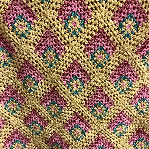 Zara Crochet Mini Dress Small - Picture 10 of 14